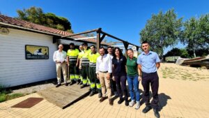 Equipo del Plan de Limpieza de la Devesa del Saler